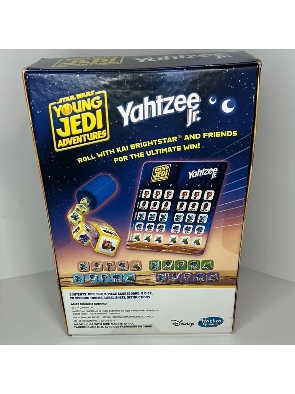 Hasbro Star Wars Young Jedi Adventures Yahtzee Jr. - Blue and Yellow